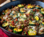 Flavorful Healthy Ground Beef and Zucchini Skillet